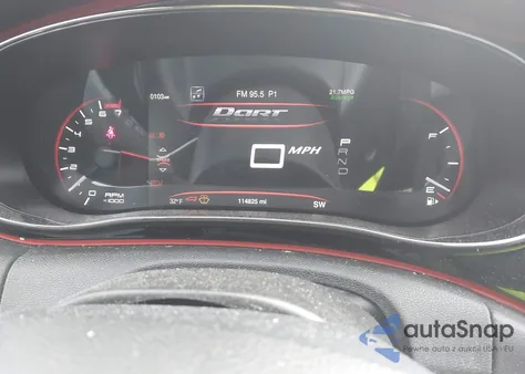 2015 Dodge Dart Gt z USA, uszkodzony, nr VIN 1C3CDFEB2FD119429